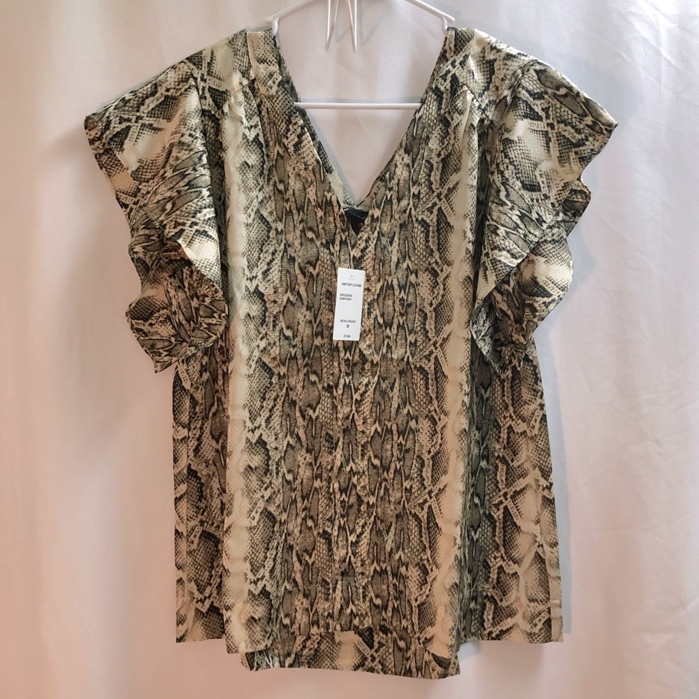 Sanctuary Snakeprint Top